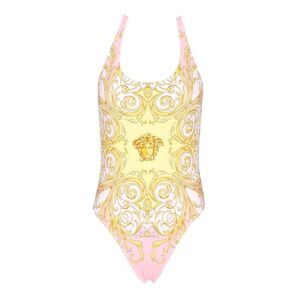 Versace Women One-Piece Swimsuit With Baroque Spring Print